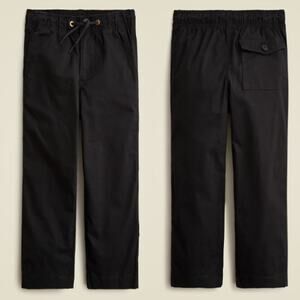 J. Crew Kids Boys' Stretch Twill Straight Leg Pier Pant BX097 Black Size 16 NWT
